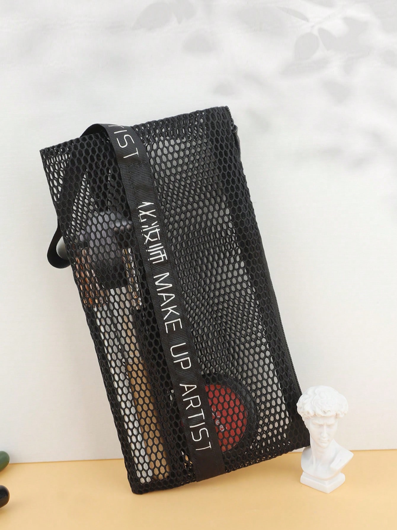 Travel Accessories Organizer Bag - 1 Pcs Mesh Makeup Bag Zipper
