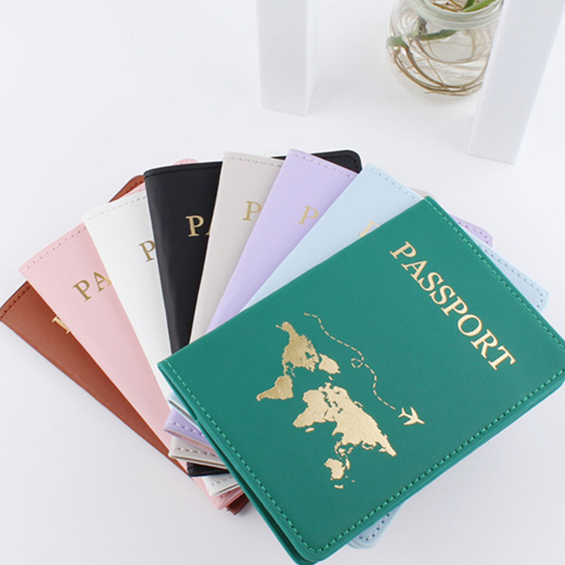 1PCS PU Leather Map Passport C - огляд і ціна Travel Accessories Wallet