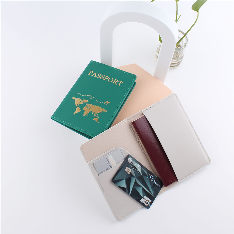 1PCS PU Leather Map Passport C - огляд і ціна Travel Accessories Wallet