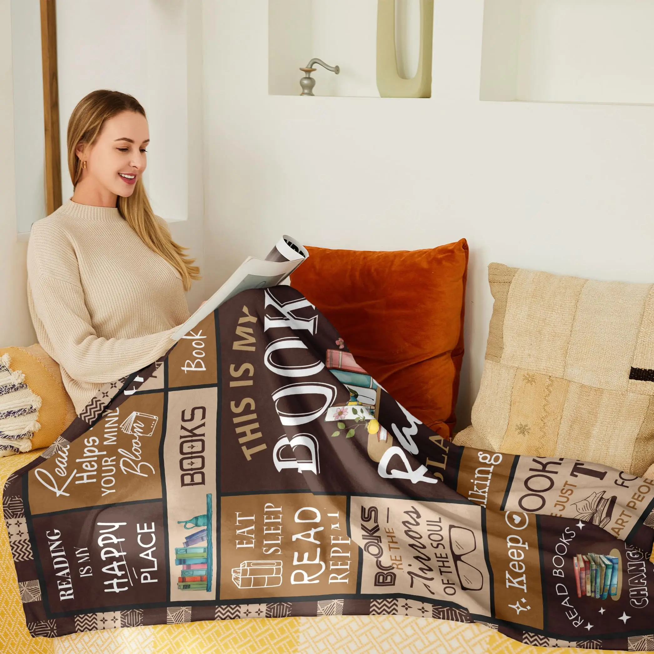 Book Lovers Gift Blanket- Best - огляд і ціна Travel Accessories Ideas