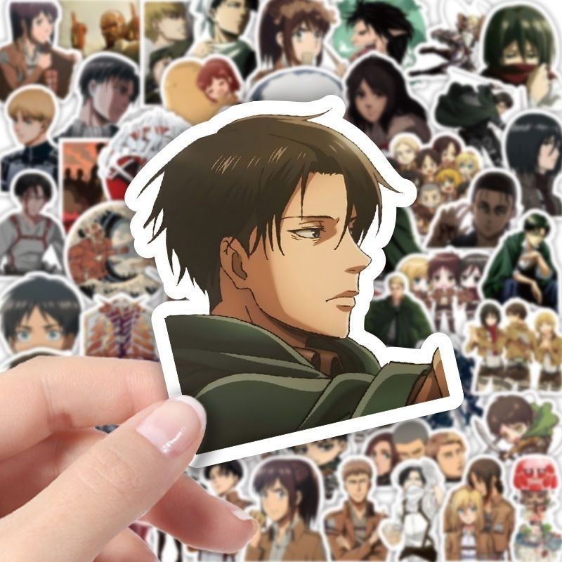 60Pcs Attack on Titan Anime St - огляд і ціна Luggage Cover Protector