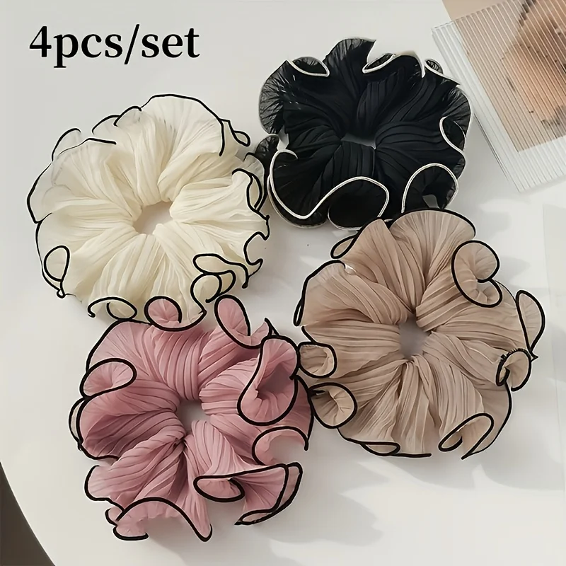 4Pcs/Set Elegant Fringed Fabri - огляд і ціна Travel Accessories Aesthetic