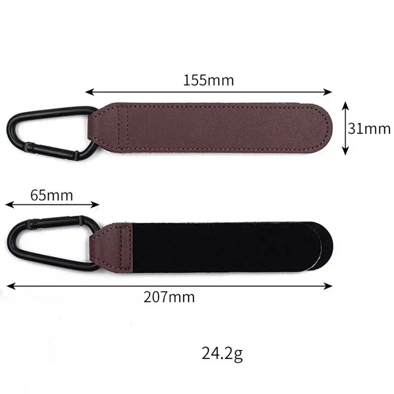 2Pcs Leather Cart Hooks Baby S - огляд і ціна Travel Accessories Baby