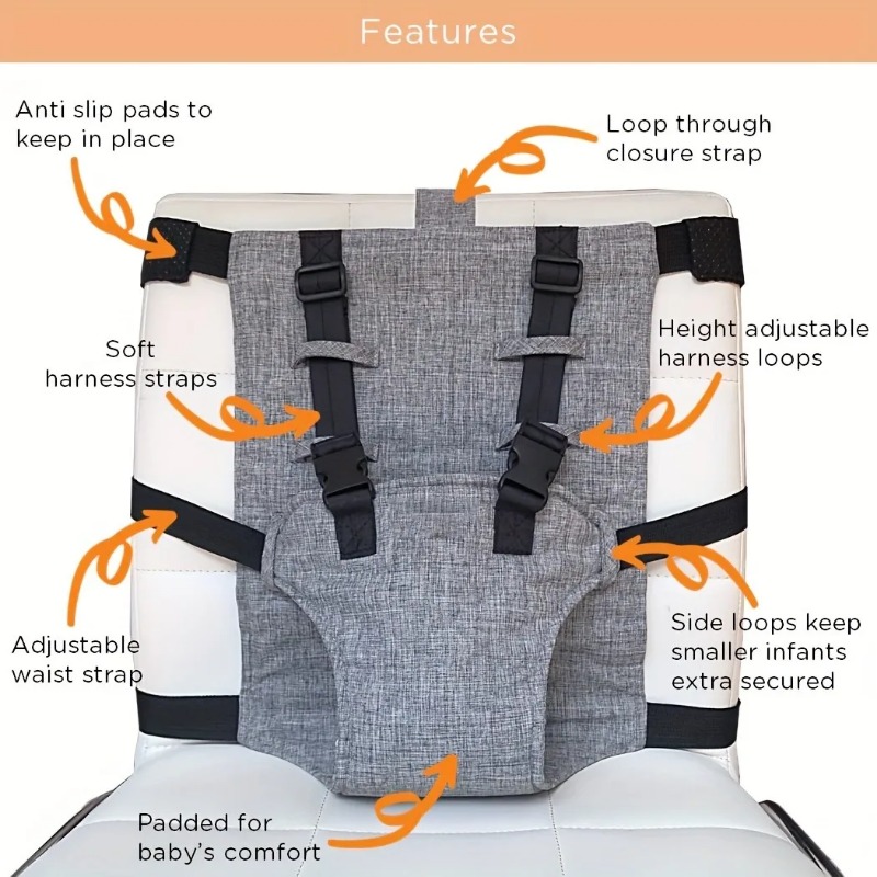 Adjustable Baby Dining Chair S - огляд і ціна Travel Accessories Baby