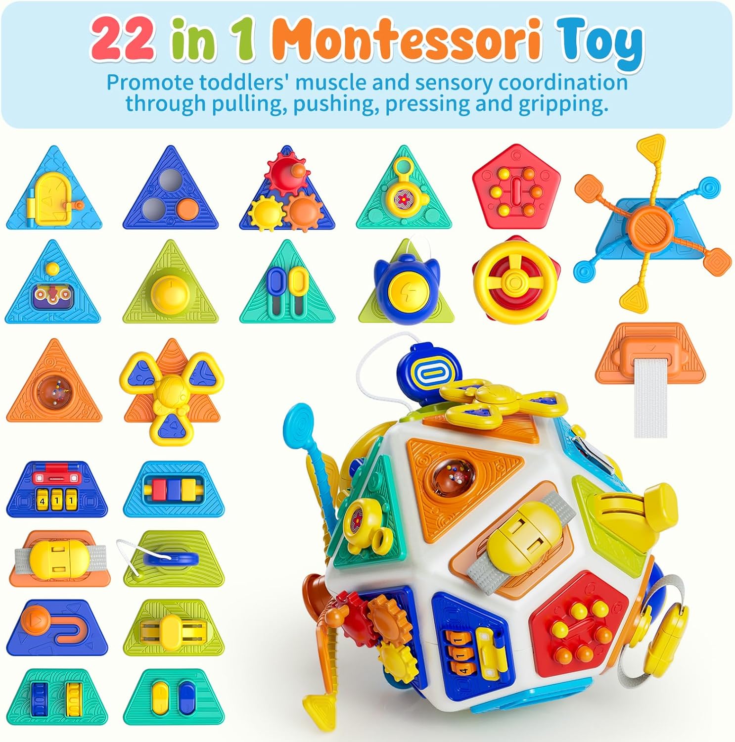 22-in-1 Baby Busy Board Activi - огляд і ціна Travel Accessories Baby