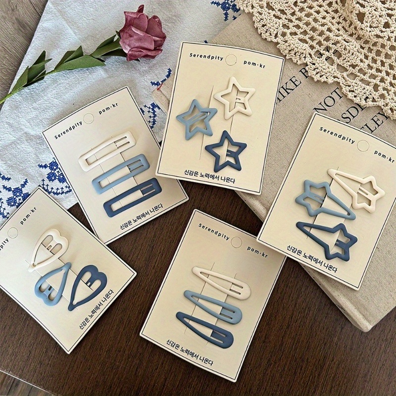 15pcs Matte Hair Clips Cute Gr - огляд і ціна Travel Accessories Aesthetic