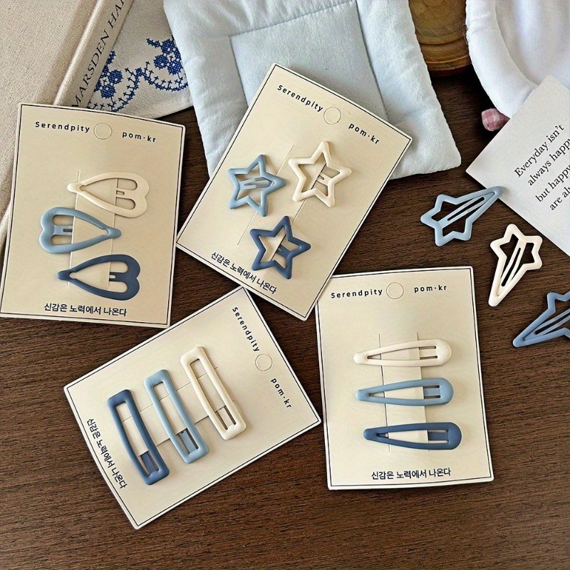 15pcs Matte Hair Clips Cute Gr - огляд і ціна Travel Accessories Aesthetic