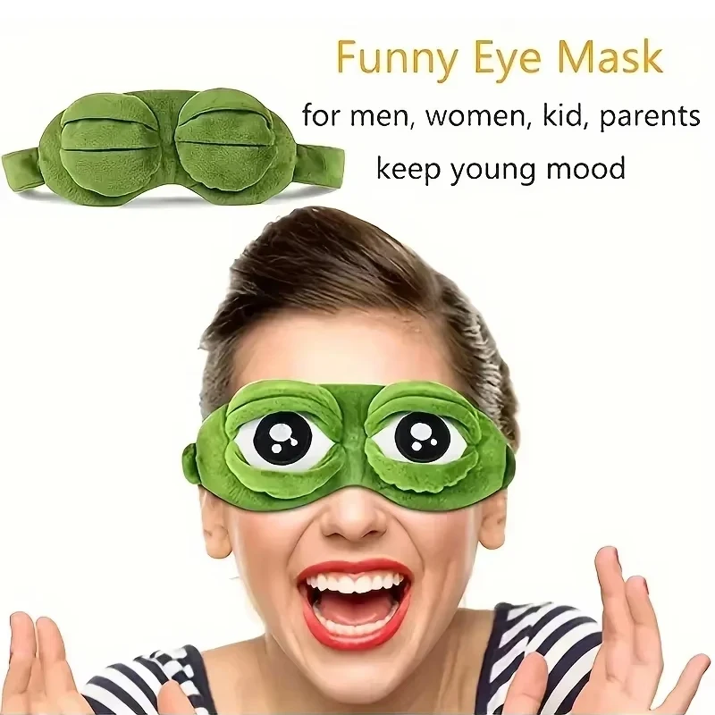 Frog Shaped Eye Mask Party Gam - огляд і ціна Travel Accessories Aesthetic